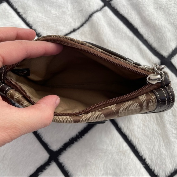 Coach Turn Lock Wristlet - Picture 5 of 9